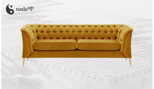 Chesterfield Modern 2,5 Seater Sofa with medical foam