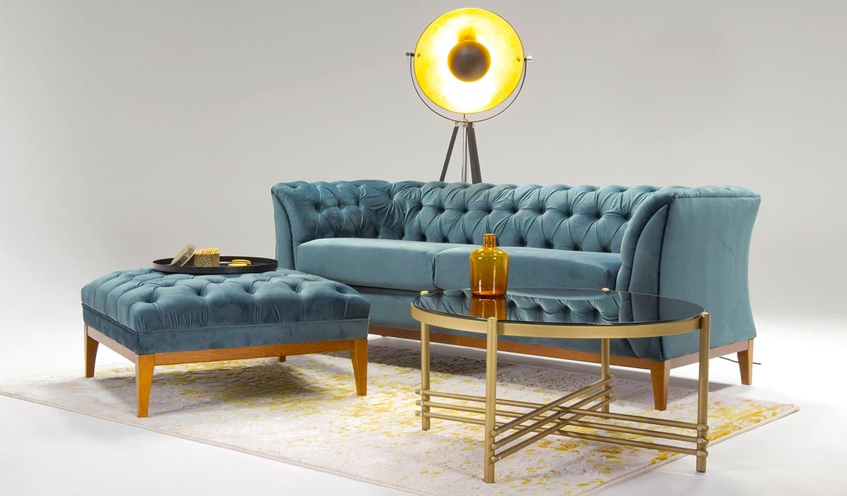 Chesterfield top double sofa