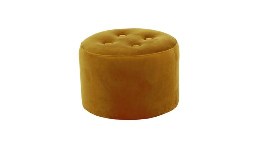 Flair Small Round Pouffe 4 Buttons