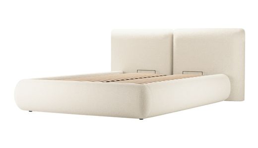 Upholstered bed Agape 6' with lift-up frame and bedding storage Upholstered bed Agape 6' with lift-up frame and bedding storage