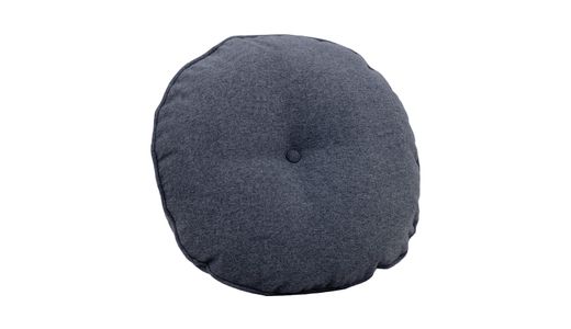 Round single button cushion
