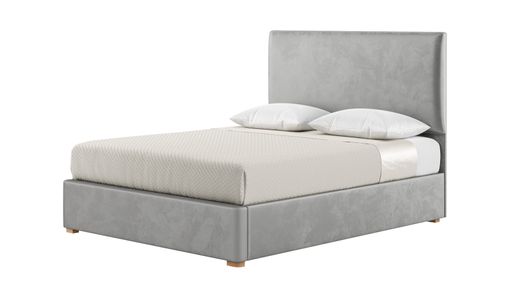 Darcy 5ft King Size Bed Frame With Modern Smooth Headboard