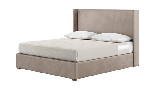 Darcy 6ft Super King Size Bed With Modern Smooth Wing Headboard
