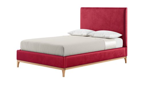 Diane 4ft6 Double Bed Frame with modern smooth headboard