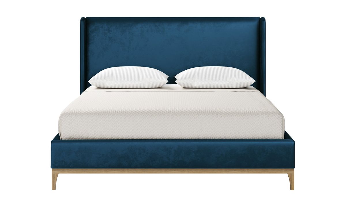 Super king bed frame with deals headboard