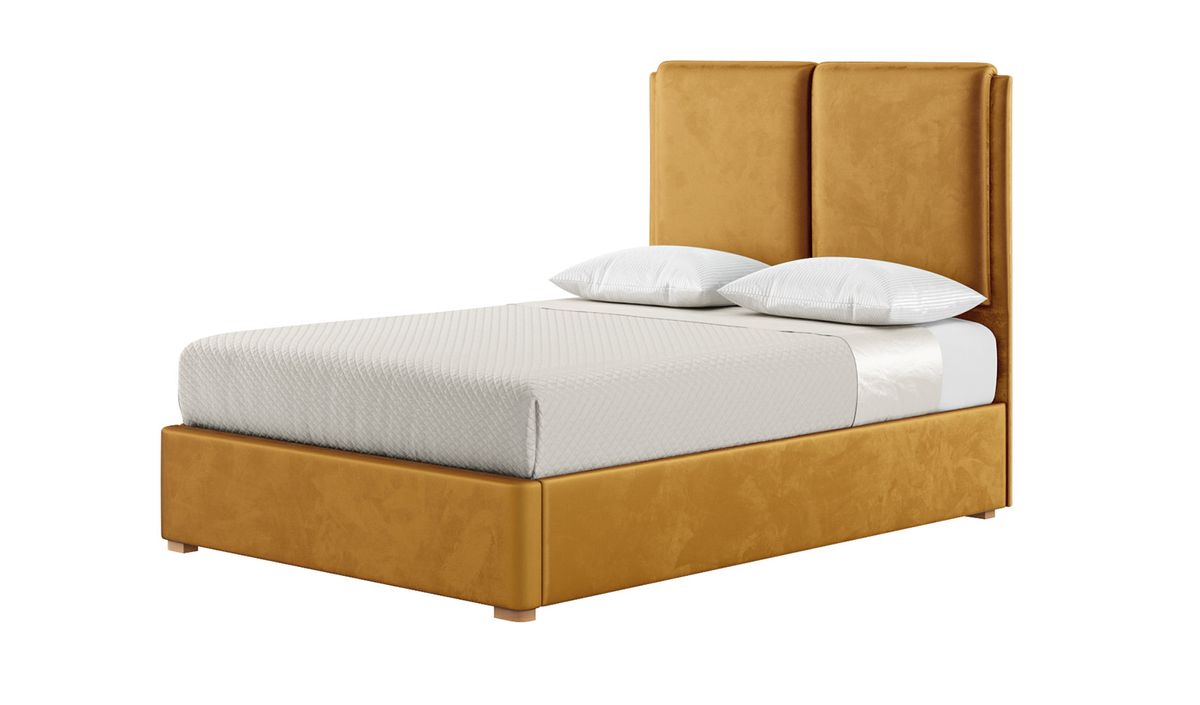 Yellow twin on sale bed frame