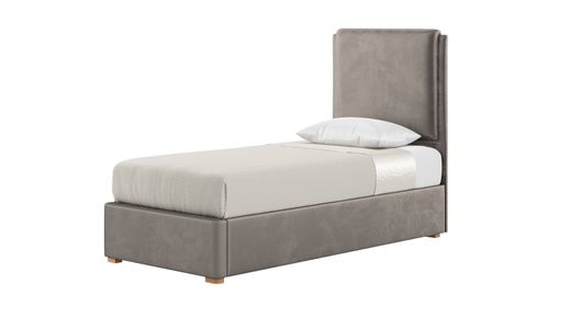 Felix 3ft Single Bed Frame With Contemporary Panel Headboard