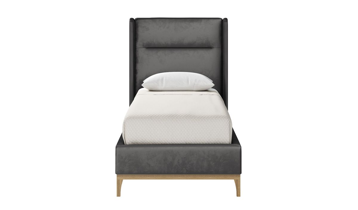 Padded twin deals bed frame