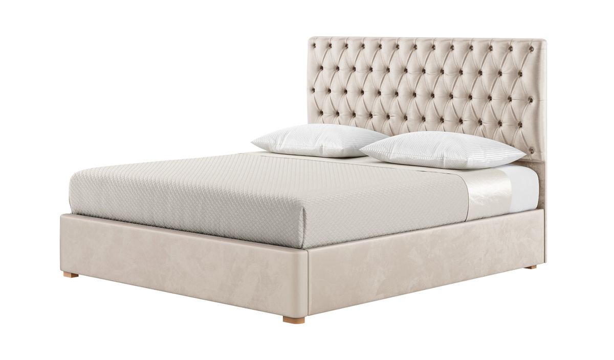 Pottery barn deals king upholstered bed