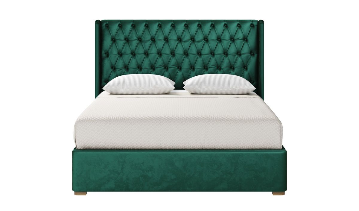 Queen size bed with on sale frame and headboard