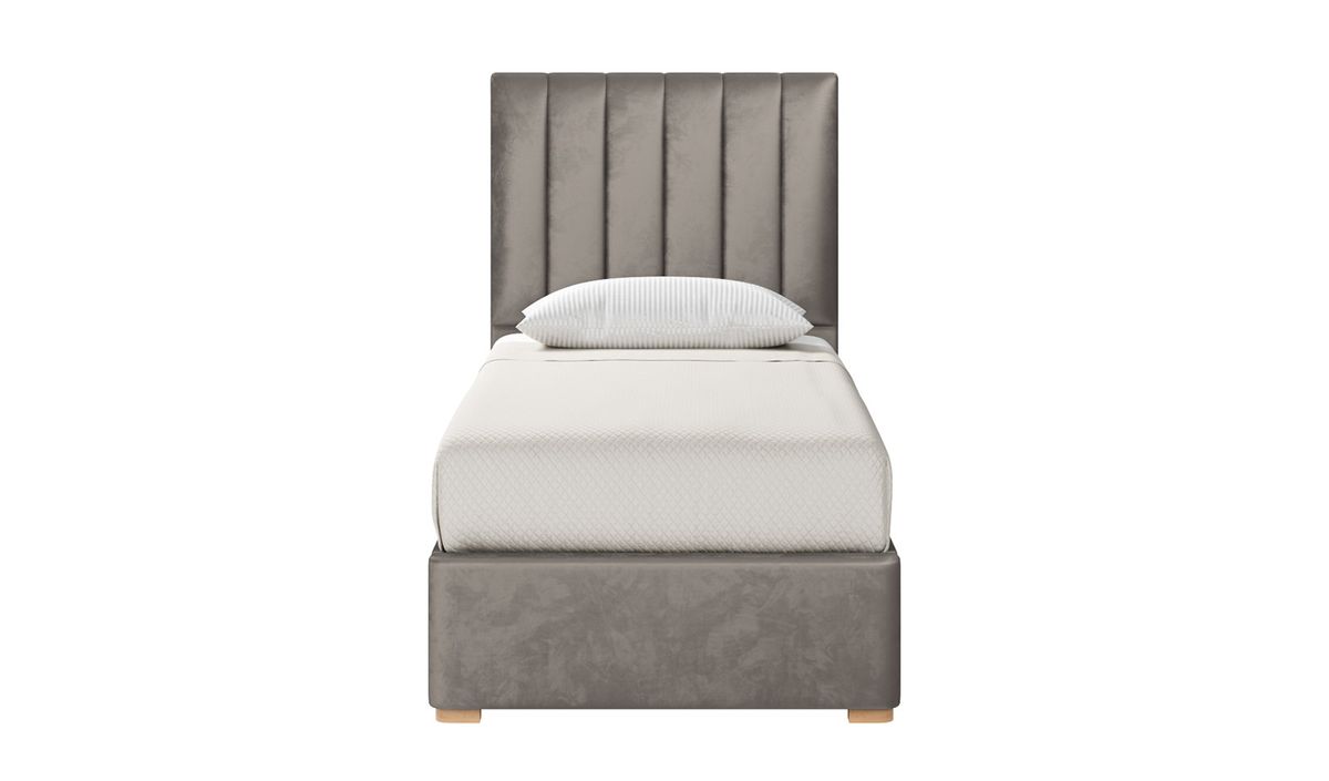 Single bed deals frame with headboard