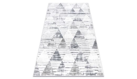 Lonny Cookaric And Vintage Rug White Grey
