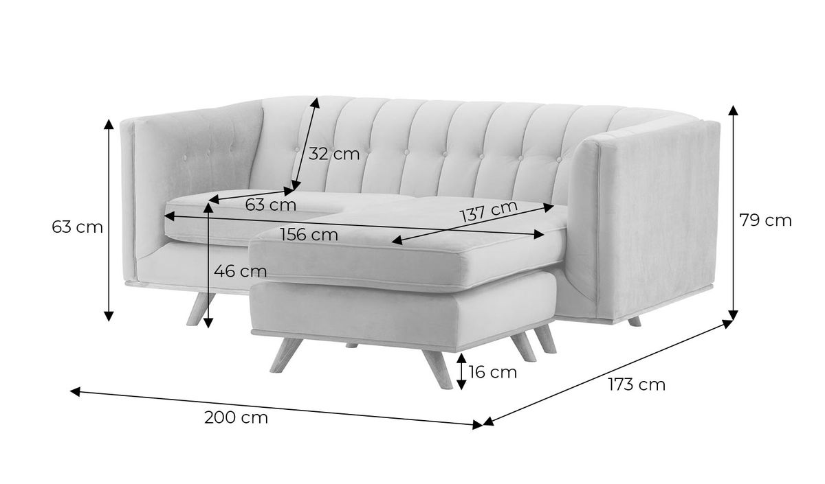 L shaped couch store under 200