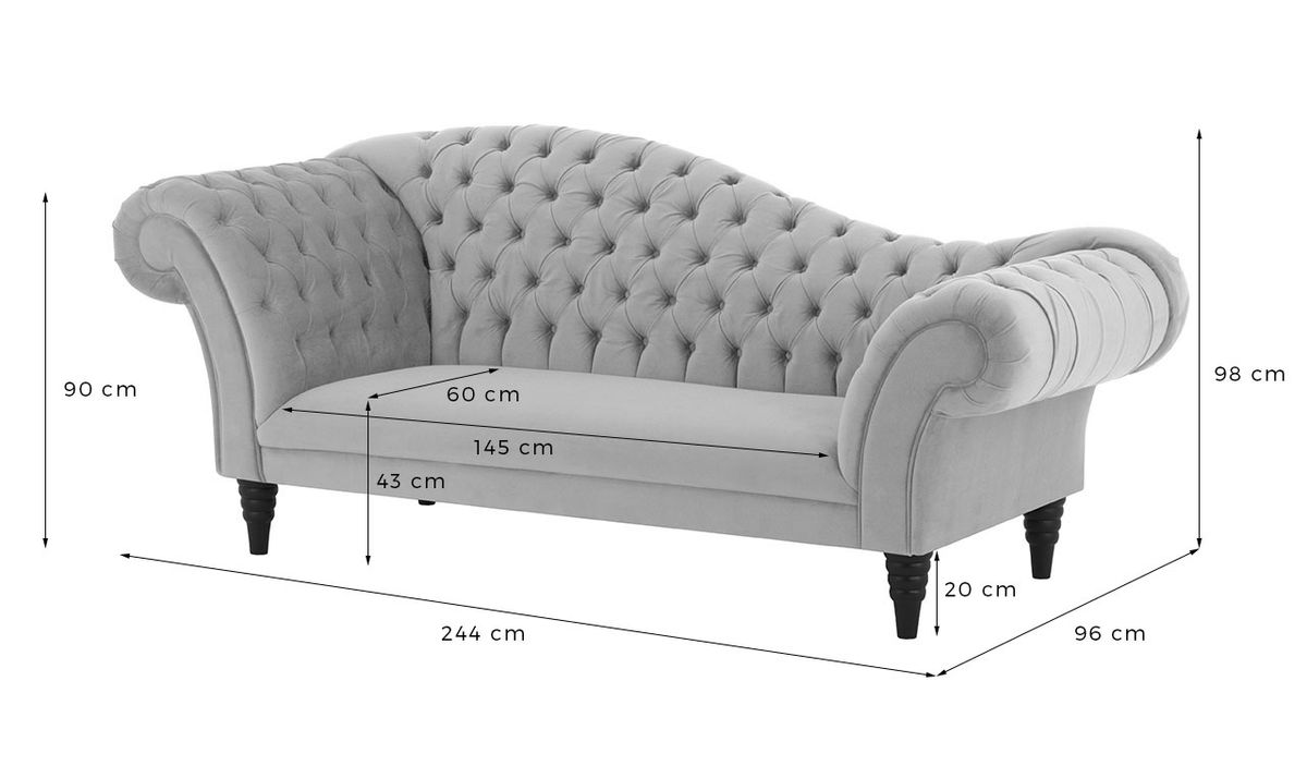 Sofa chester 2024 chaise longue