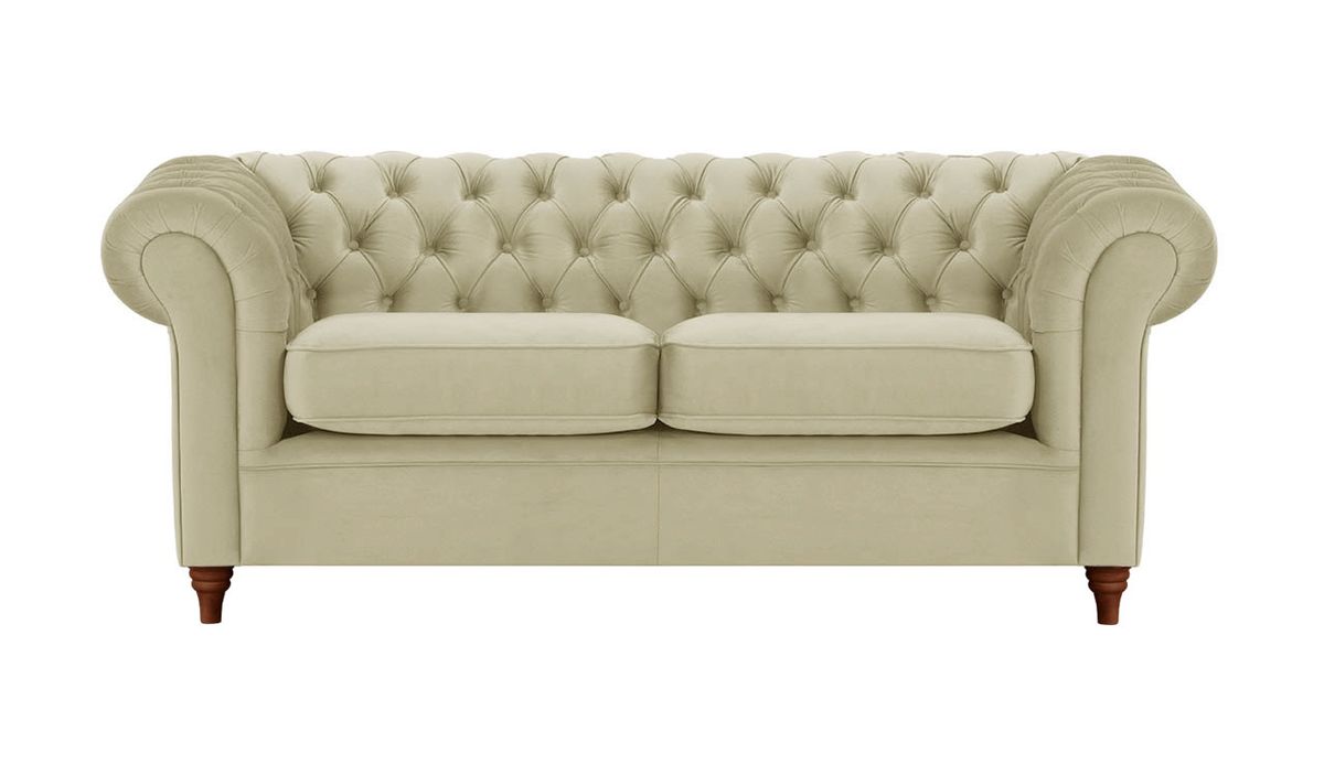 Ivory chesterfield online sofa