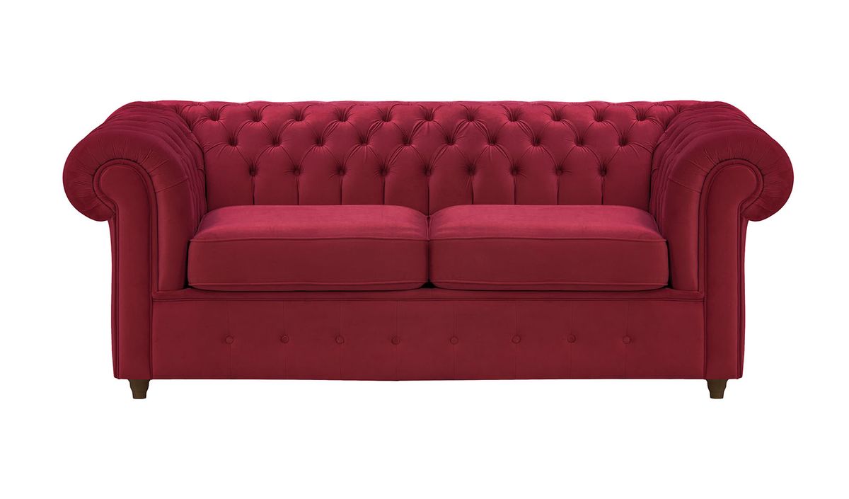 Chesterfield style 2 seater sofa outlet bed