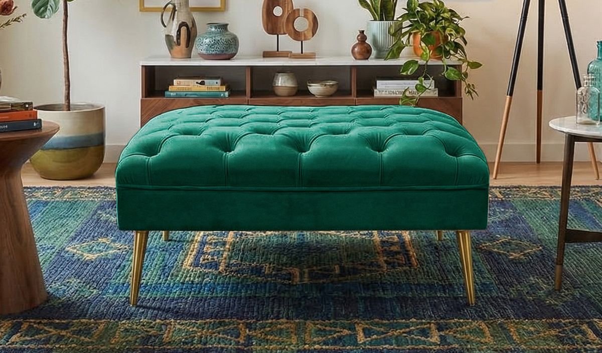 Chesterfield Modern Footstool