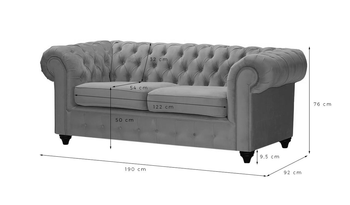 Garden deals chesterfield sofa