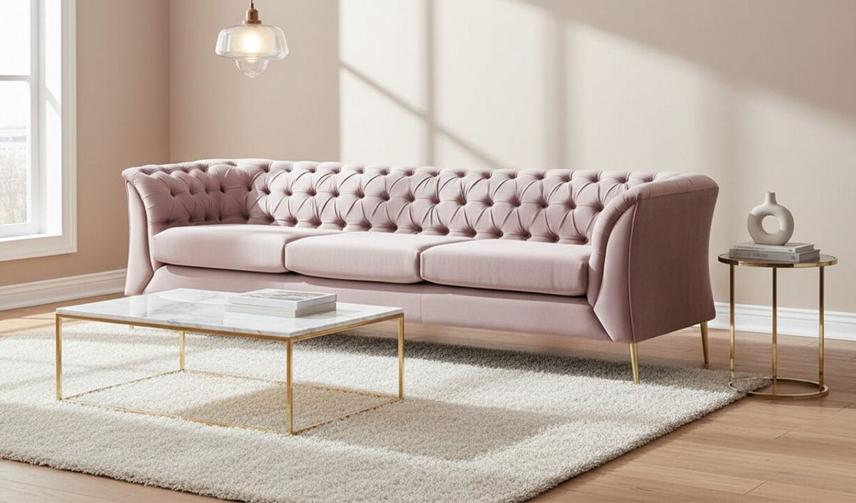 Chesterfield Modern 3 Seater Sofa