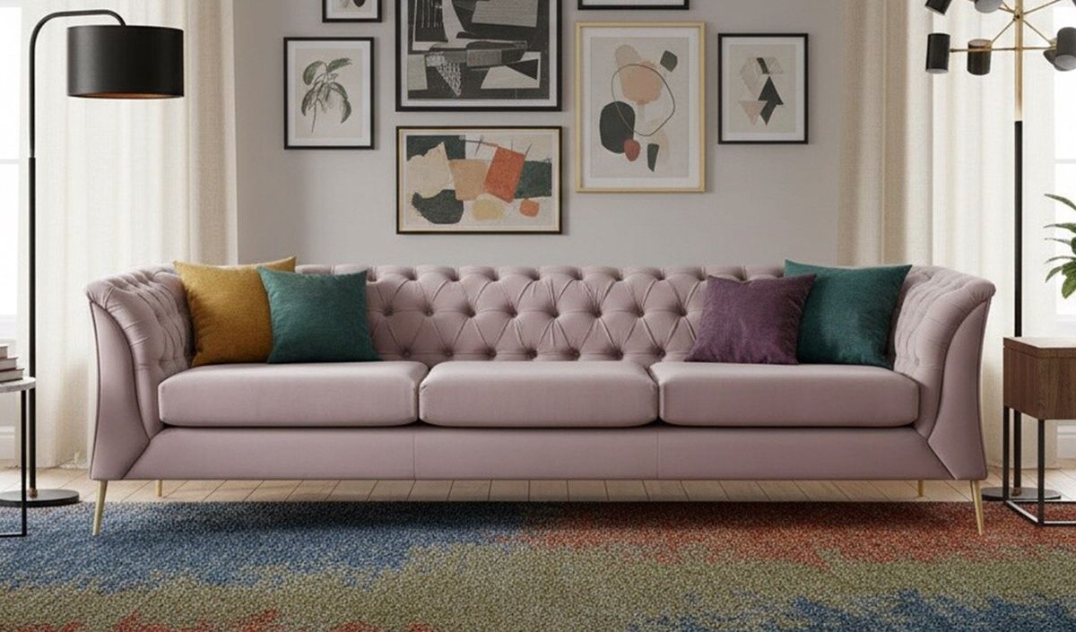 Chesterfield Modern 3 Seater Sofa