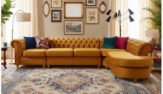 Chesterfield RHF 4-piece Corner Modular Sofa Chesterfield RHF 4-piece Corner Modular Sofa