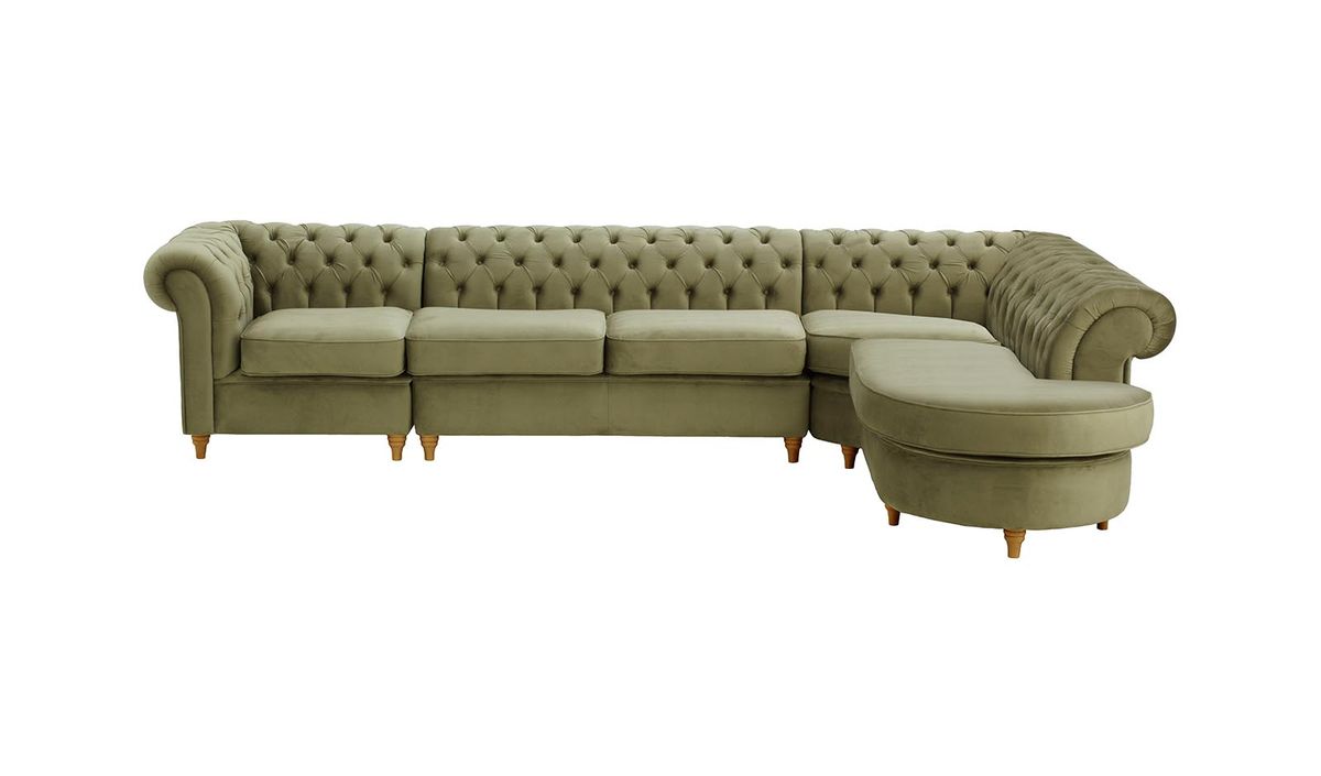 Chesterfield corner sofa deals next