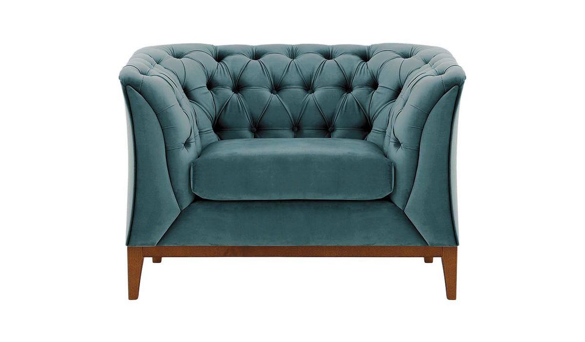 Modern chesterfield store armchair