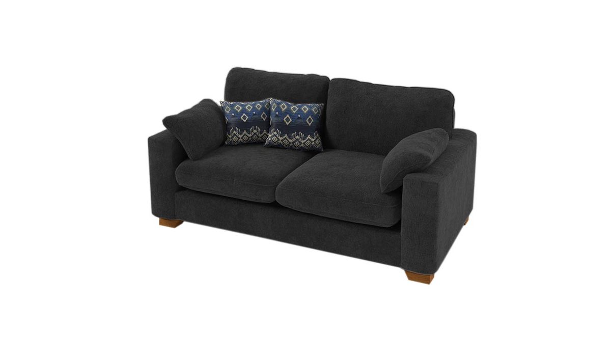 Simple deals black sofa