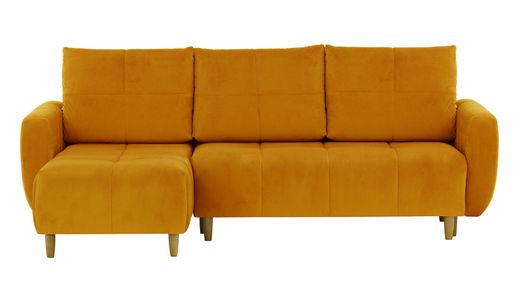 A corner sofa bed with a unique stich. Universal corner sofa bed