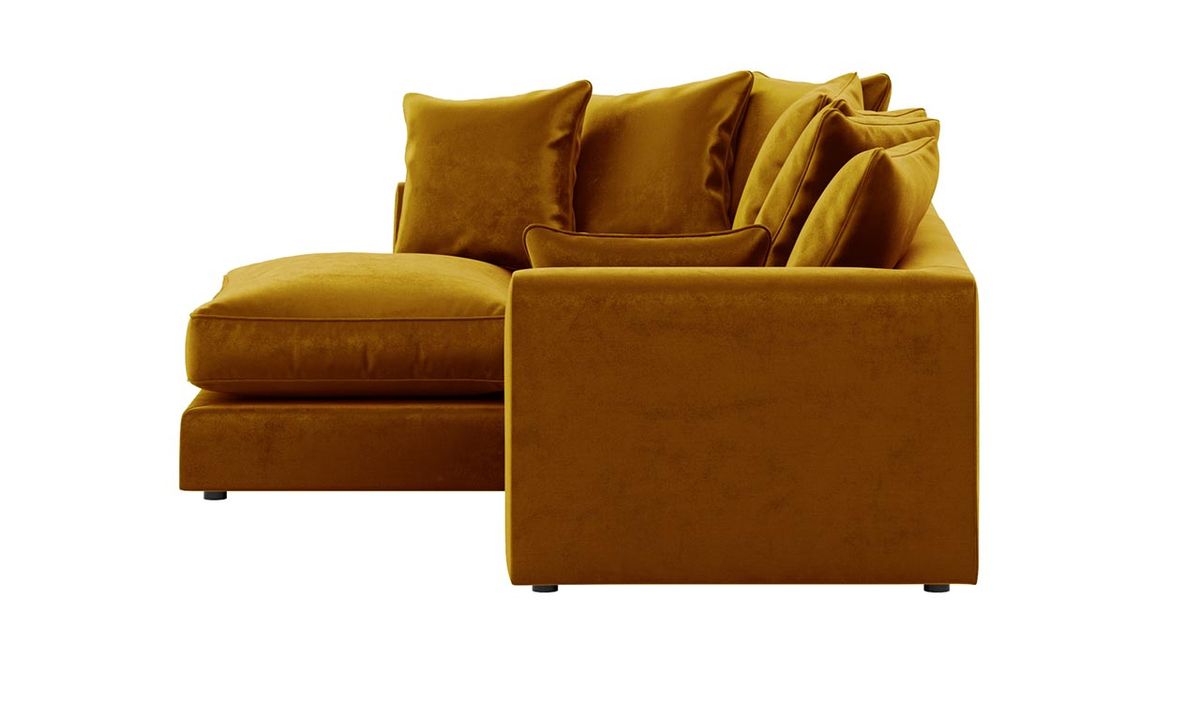 Dillon velvet corner sofa new arrivals
