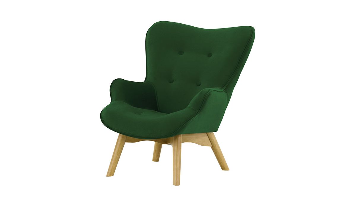 Green discount small chair