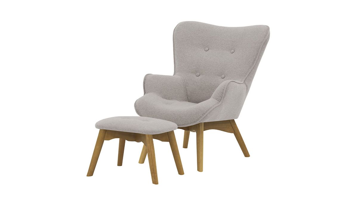 Petite wingback online chair