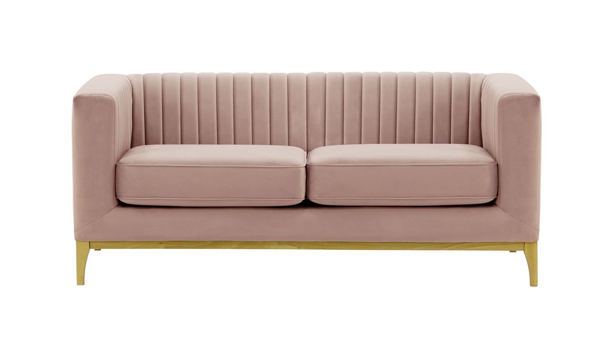 Marcella velvet deals sofa