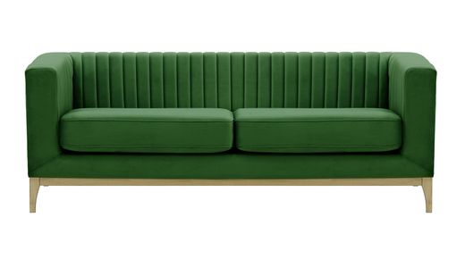 Slender Wood 3 Seater Sofa