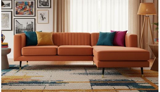 Slender Large Right Hand Corner Sofa Slender Large Right Hand Corner Sofa