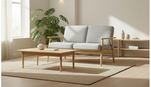 Demure 2 Seater Wood Frame Sofa Demure 2 Seater Wood Frame Sofa