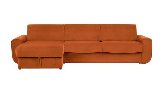 Salsa corner sofa bed with storage