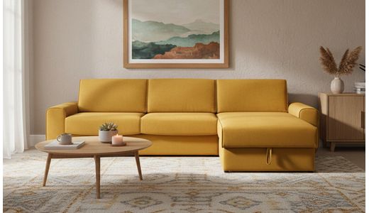 Salsa right hand corner sofa bed with storage Salsa right hand corner sofa bed with storage