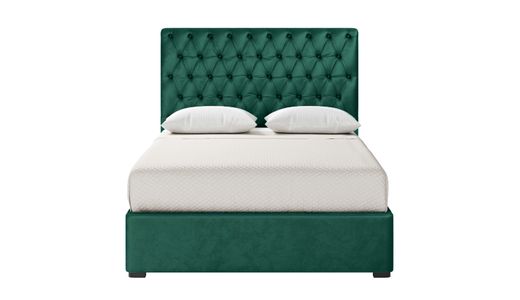 Jewel 4ft6 Double Bed With Luxury Deep Button Quilted Headboard Jewel 4ft6 Double Bed With Luxury Deep Button Quilted Headboard