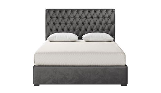 Jewel 5ft King Size Bed With Luxury Deep Button Quilted Headboard