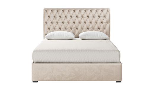 Jewel 6ft Super King Size Bed With Luxury Deep Button Quilted Headboard