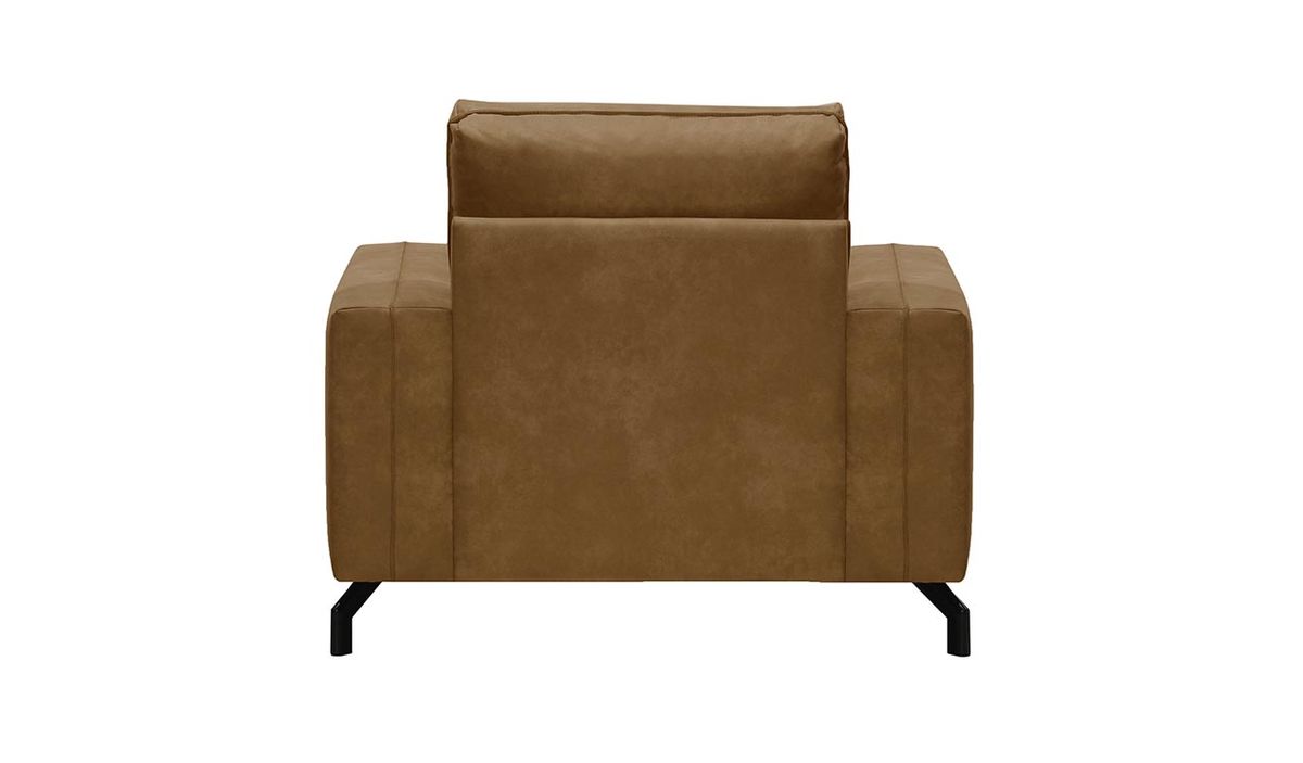 Bari brown online metal armchair