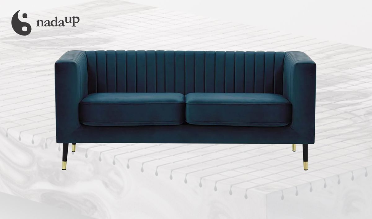 Slender 2 Seater Sofa with medical foam