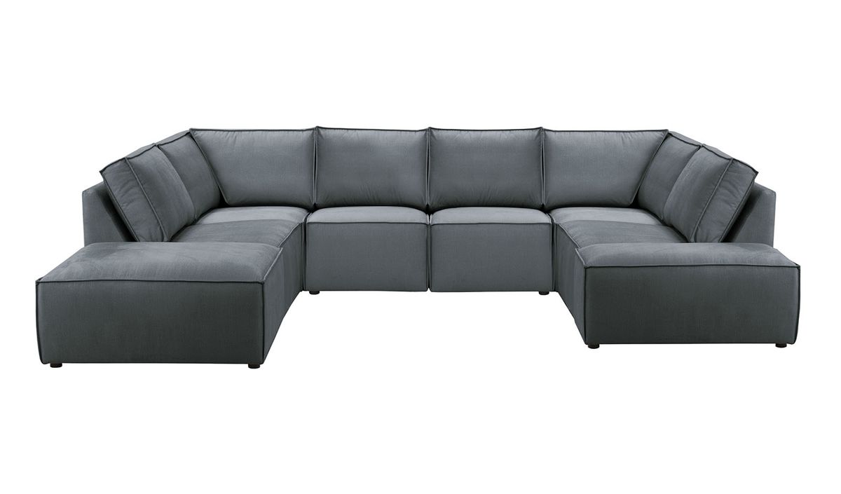 Large u deals shaped corner sofa