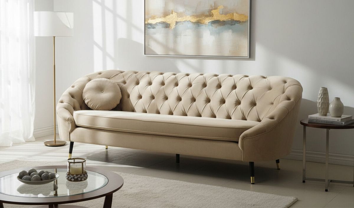 Kooper 2,5 Seater Sofa with quilting