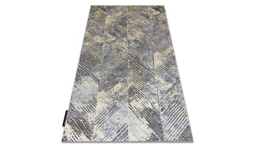 King Cookaric And Vintage Rug Gold Grey