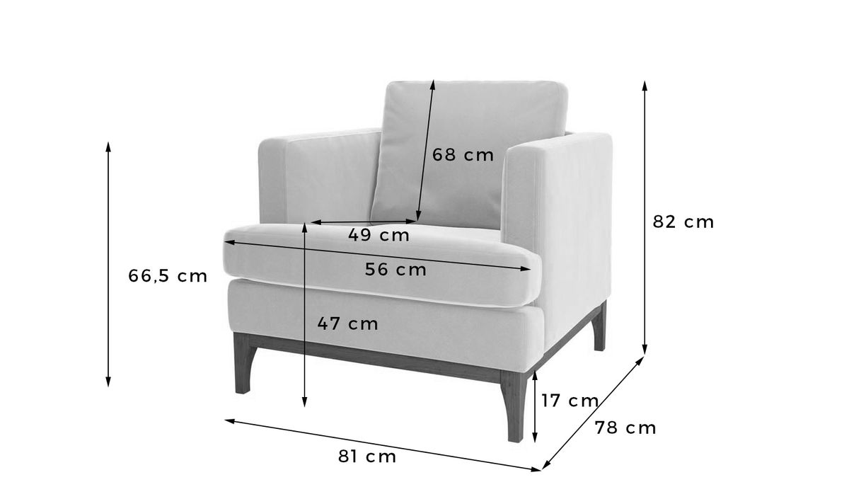 Armchair height new arrivals