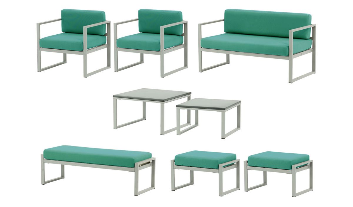 Sunset 8-piece complete garden furniture