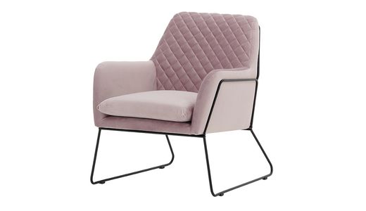 Foxe Metal Frame Armchair with Stitching