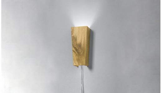 Tento Modern Rustic Plug-in Vertical Wall Light